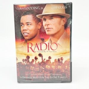 Radio DVD Cuba Gooding Jr Ed‎ Harris 2003 Movie Columbia Pictures Football Drama